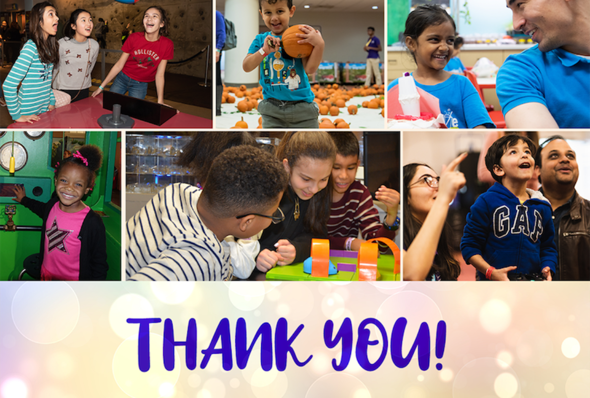 Thank you from Liberty Science Center